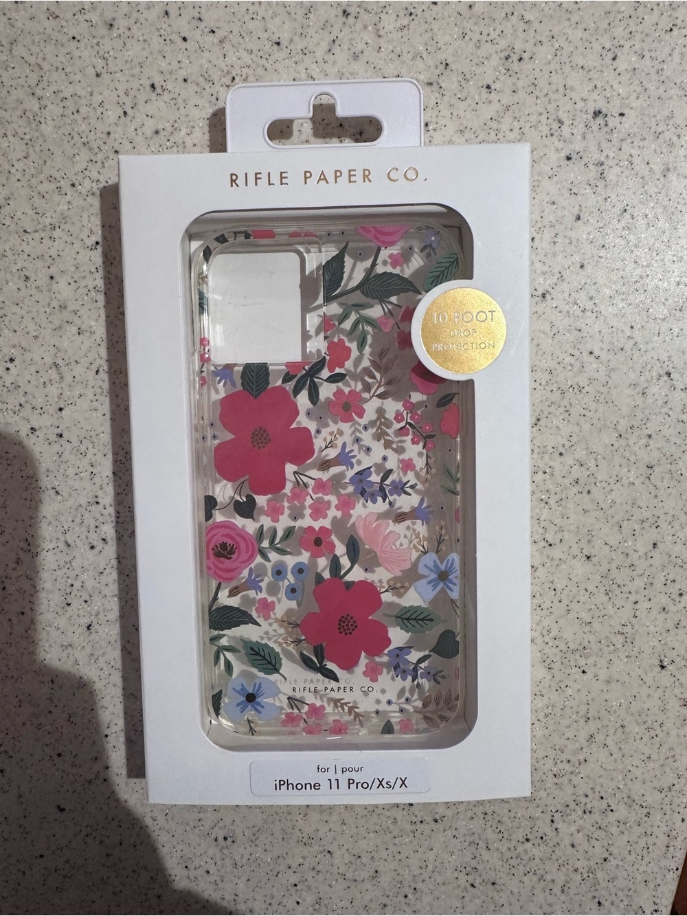 Rifle Paper Co. Clear Floral iPhone Case in Pink, Green, Blue